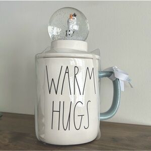 Rae Dunn Disney Frozen Collection Mug with Snow Globe Olaf Lid